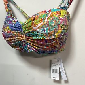 NWT Bleu Rod Beattie one piece swimsuit Multi color 18W
